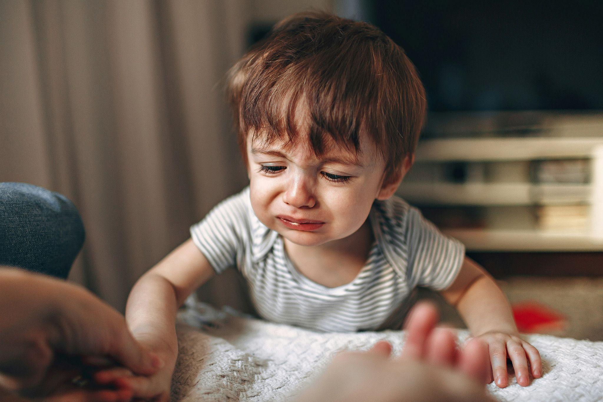 A child is crying