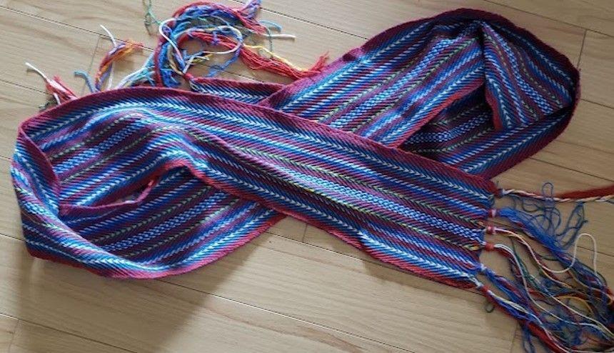 Métis sash in an infinity loop
