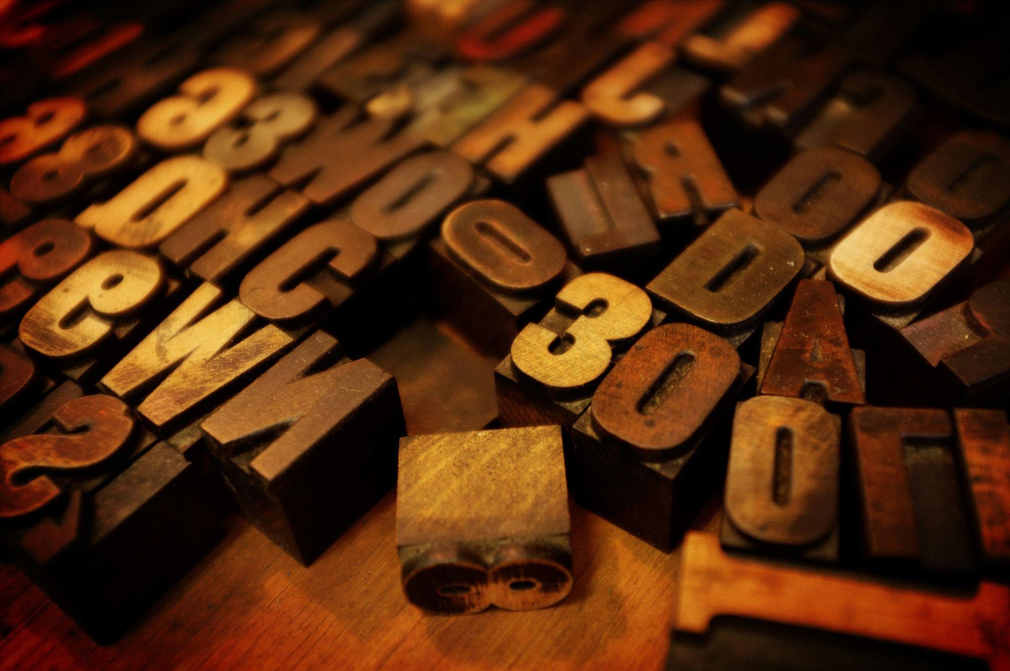 Letter die cuts